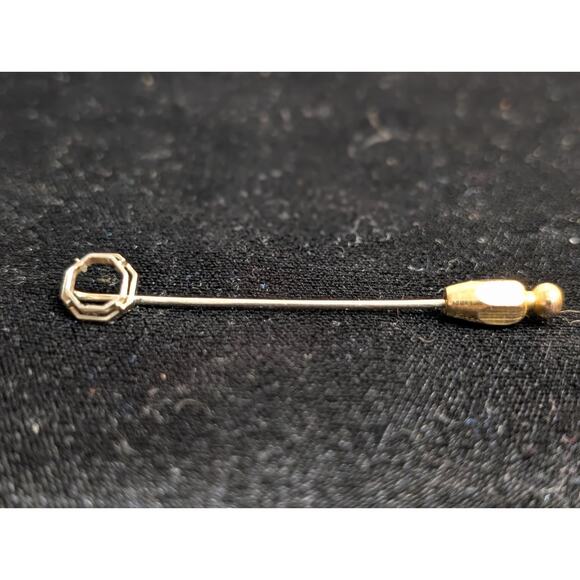 Antique 14K White Gold Straight 2" Long Stick Pin 1.1g - Picture 11 of 11